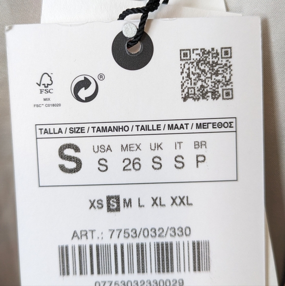 Zara Satin Multicolor Long Kimono Robe - Picture 9 of 9